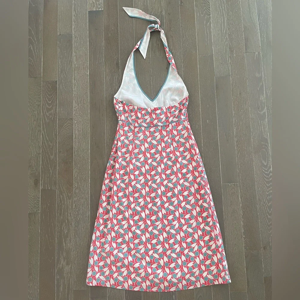 Boden 100% Cotton Halter Floral Dress 10L - Picture 4 of 6